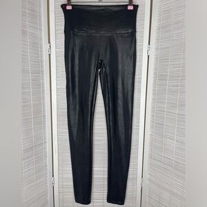 Spanx Faux Leather Leggings Black